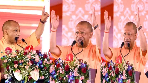 CM Yogi Adityanath in Muzaffarnagar