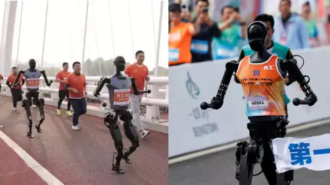 world first human vs robot marathon on 19 april 2026 in beijing china world first human vs robot marathon on 19 april 2026 in beijing china