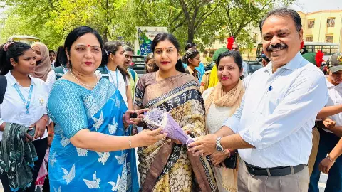 Nari Shakti Vandan Walk in Jaunpur, Message of Awareness Nari Shakti Vandan Walk in Jaunpur, Message of Awareness