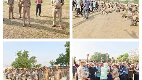 Kaushambi News: एसपी सत्य नारायण प्रजापत के नेतृत्व में हाई-इंटेंसिटी बलवा ड्रिल का अभ्यास