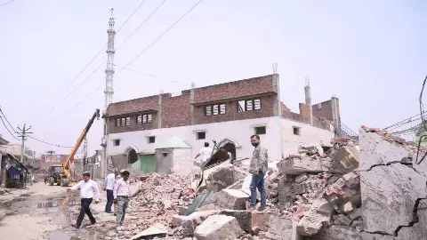 Sambhal Bulldozer Action
