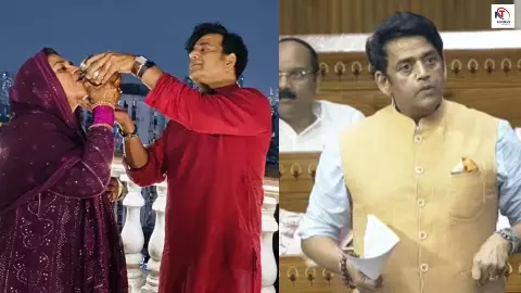 संसद में रवि किशन का सुपरहिट अंदाज, मैं अपनी पत्नी के पैर छूता हूं! विपक्ष को दी ऐसी नसीहत कि हर कोई रह गया दंग संसद में रवि किशन का सुपरहिट अंदाज, मैं अपनी पत्नी के पैर छूता हूं! विपक्ष को दी ऐसी नसीहत कि हर कोई रह गया दंग
