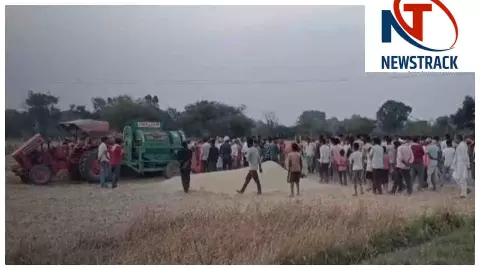 Raebareli News :शिवगढ़ में गेहूं की मड़ाई के दौरान दर्दनाक हादसा, दुपट्टा बना काल