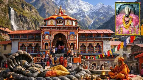 Badrinath Temple Narasimha Temple idol mystery thinning arm