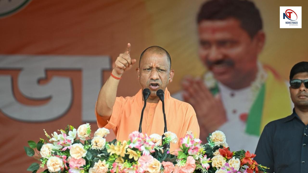 Yogi Adityanath Attacks TMC in Bengal Rallies | Newstrack Latest Hindi ...