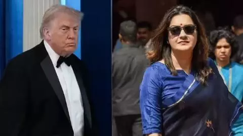 Priyanka Chaturvedi Slams Trump Priyanka Chaturvedi Slams Trump