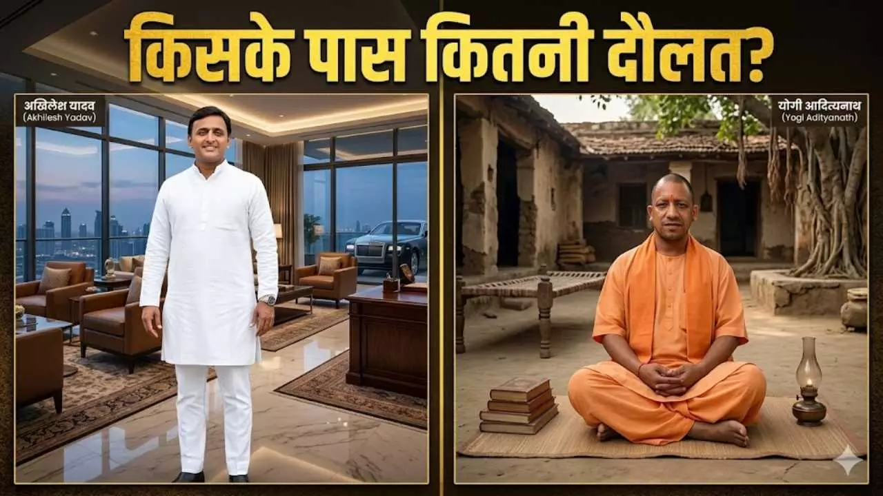 योगी की फकीरी या अखिलेश का शाही रसूख? 2027 की जंग से पहले जानें कौन ज्यादा धनवान, आकड़े देख फटी रह जाएंगी आंखें योगी की फकीरी या अखिलेश का शाही रसूख? 2027 की जंग से पहले जानें कौन ज्यादा धनवान, आकड़े देख फटी रह जाएंगी आंखें