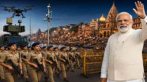 छावनी में तब्दील हुई काशी! 700 महिला पुलिसकर्मी और एंटी-ड्रोन सिस्टम तैनात, 6,300 करोड़ के मैगा गिफ्ट के साथ पहुंच रहे PM मोदी