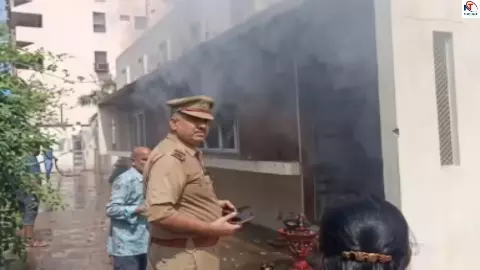 Lucknow Mahanagar Fire Incident