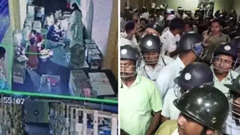 बंगाल में देर रात भयंकर बवाल! EVM स्ट्रॉन्ग रूम के बाहर पहुंचीं ममता, आपस में भिड़े BJP-TMC कार्यकर्ता, मौके पर जबरदस्त हंगामा