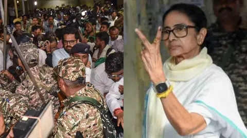 4 मई से पहले EVM वॉर! स्ट्रांग रूम के बाहर घंटों डटी रहीं CM ममता, कोलकाता में आधी रात हाई वोल्टेज ड्रामा
