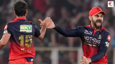 बीच मैदान पर भिड़े किंग और प्रिंस? गिल को आउट कर विराट ने निकाला गुस्सा, वायरल वीडियो ने मचाया तहलका बीच मैदान पर भिड़े किंग और प्रिंस? गिल को आउट कर विराट ने निकाला गुस्सा, वायरल वीडियो ने मचाया तहलका