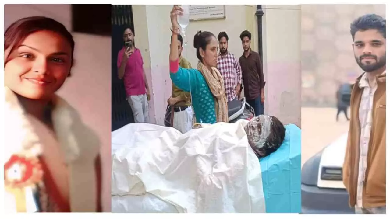 Bulandshahr: बुलंदशहर में इश्क की मारी प्रेमिका को जिंदा जलाया, हुई मौत, कोहराम, प्रेमी गिरफ्तार Bulandshahr: बुलंदशहर में इश्क की मारी प्रेमिका को जिंदा जलाया, हुई मौत, कोहराम, प्रेमी गिरफ्तार