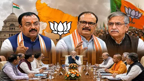 UP BJP में सबसे बड़े फेरबदल की तैयारी! आनन फानन में दिल्ली बुलाए गए दोनों डिप्टी CM, कई दिग्गजों की हो सकती है छुट्टी UP BJP में सबसे बड़े फेरबदल की तैयारी! आनन फानन में दिल्ली बुलाए गए दोनों डिप्टी CM, कई दिग्गजों की हो सकती है छुट्टी