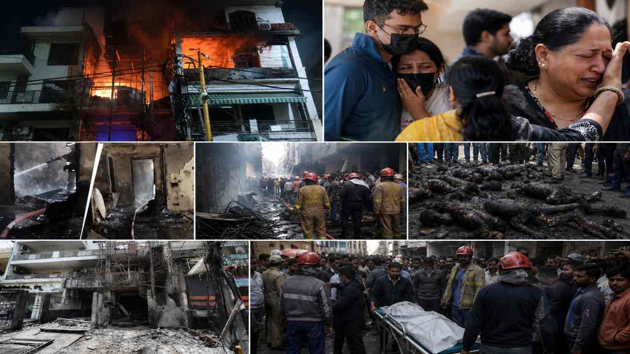 Horror in Delhi: AC Blast Triggers Deadly Fire, 9 Killed as Building ...