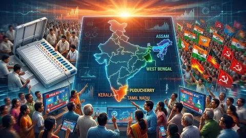 5 राज्य, 824 सीटें और 1 फैसला! कल सुबह 8 बजे से शुरू होगा लोकतंत्र का सबसे बड़ा महा-संग्राम, जानें कहां बन रही किसकी सरकार