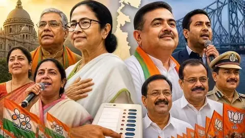 WB election results 2026 Newstrack Live WB election results 2026 Newstrack Live