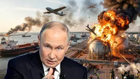 Ukraine Drone Hits Russian Port Ukraine Drone Hits Russian Port
