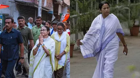 Mamata Banerjee simple lifestyle white saree hawai chappal didi inspirational story India hindi Mamata Banerjee simple lifestyle white saree hawai chappal didi inspirational story India hindi