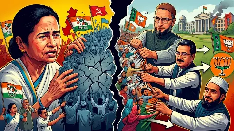 हुमायूं, ओवैसी और नौशाद की त्रिमूर्ति ने डुबोई ममता की लुटिया! बंगाल में पहली बार BJP सरकार