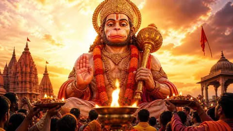 bada mangal 2026 hanuman ji bhakti temple bhandaara lucknow religious festival india hindi