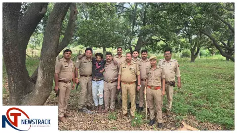 Saharanpur News : सहारनपुर: पुलिस मुठभेड़ में पॉक्सो आरोपी घायल, तमंचा बरामद