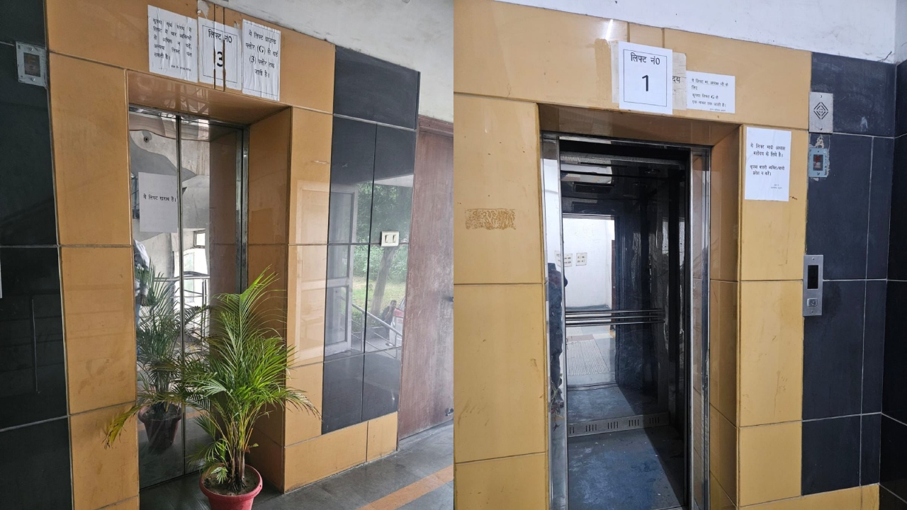 Lucknow News| Broken Lifts at Human Rights Building Trouble Women ...