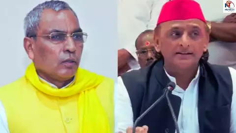OP Rajbhar Akhilesh Yadav OP Rajbhar Akhilesh Yadav