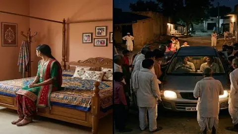 बस्ती में इश्क का खौफनाक अंजाम! रात के अंधेरे में रंगे हाथ पकड़ा गया प्रेमी, गांववालों ने की जमकर धुनाई