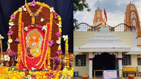 ulte hanuman mandir sanwer madhya pradesh upside down hanuman temple mystery Hindi