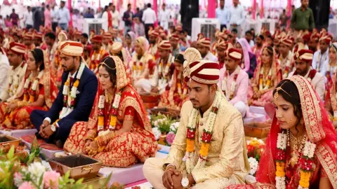 Chhattisgarh News: छत्तीसगढ़ में शुक्रवार को सामूहिक विवाह: बंधन में बंधेंगे 2,300 से ज्यादा जोड़े