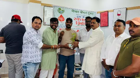 Blood donation camp in Pilibhit, 30 youths donate