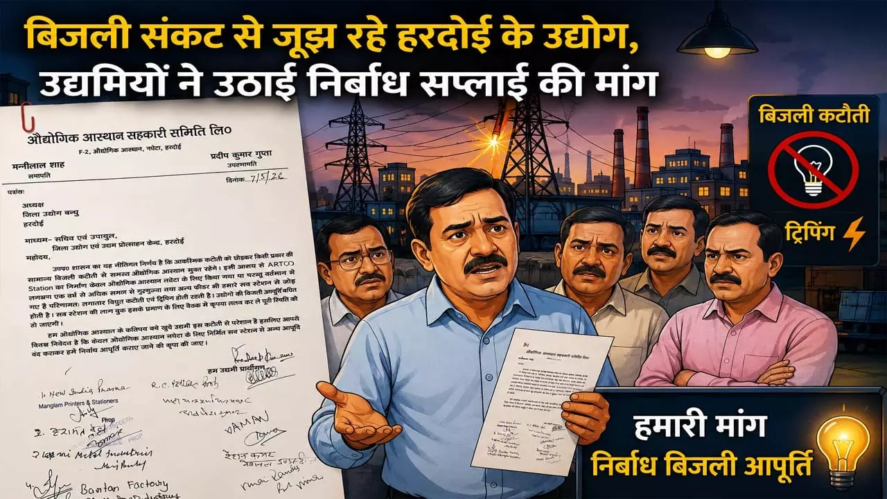 Hardoi industries struggling with power crisis, entrepreneurs raise demand for uninterrupted supply Hardoi industries struggling with power crisis, entrepreneurs raise demand for uninterrupted supply