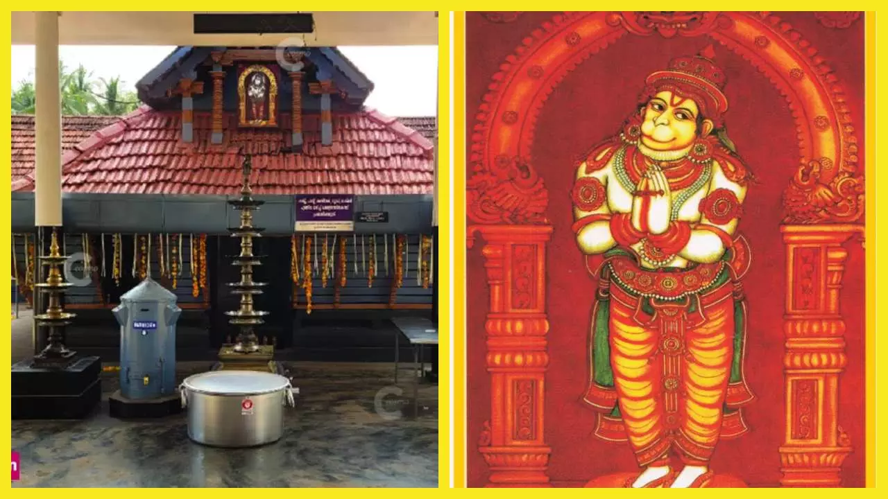 Kerala Hanuman Temple Lanka Leap ritual child blessings Alathiyur Hanuman Swamy Temple Ramayan temple India