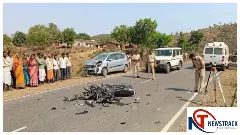 बालोद सड़क हादसा: कार-बाइक की भीषण टक्कर में तीन दोस्तों की दर्दनाक मौत