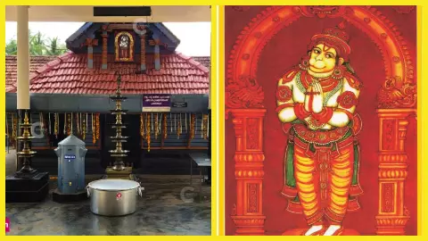 Kerala Hanuman Temple Lanka Leap ritual child blessings Alathiyur Hanuman Swamy Temple Ramayan temple India