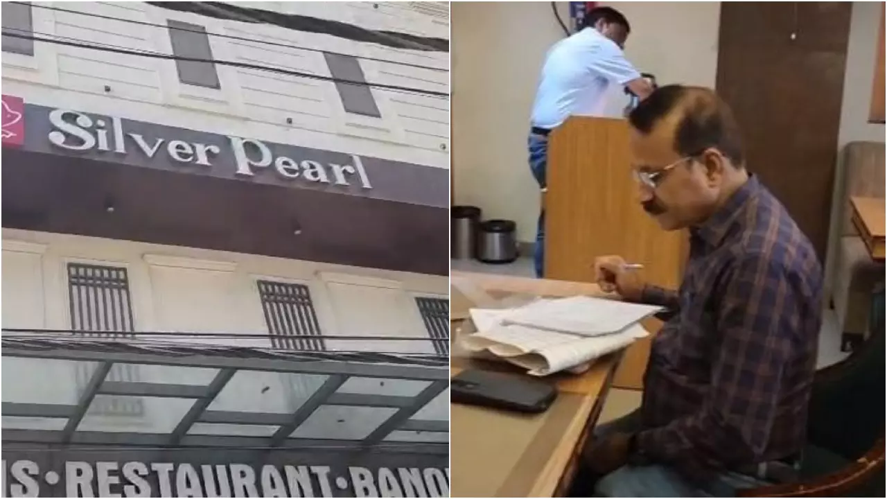 अलीगढ़ रेस्टोरेंट में FSDA की टीम जांच करते हुए