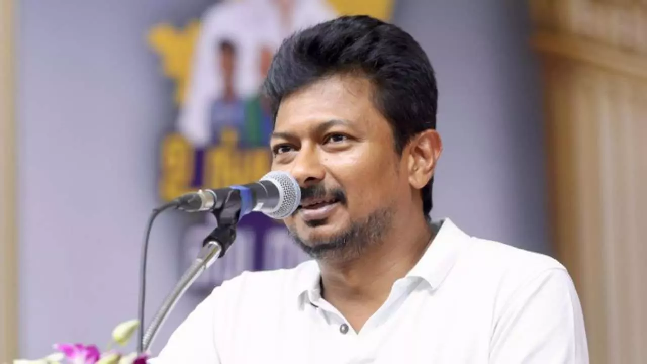 Udhayanidhi Stalin Sanatan remark: उदयनिधि स्टालिन ने फिर पकड़ी सनातन को खत्म करने की जिद्द! विधानसभा में दिया बड़ा बयान Udhayanidhi Stalin Sanatan remark: उदयनिधि स्टालिन ने फिर पकड़ी सनातन को खत्म करने की जिद्द! विधानसभा में दिया बड़ा बयान