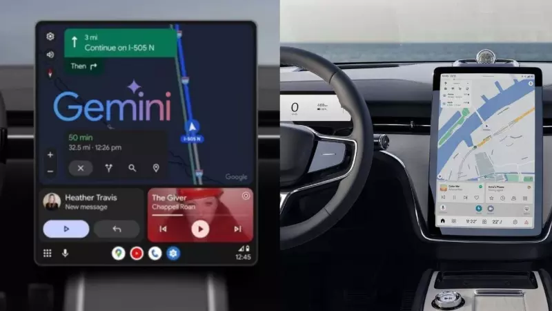 Google AI car features Android Auto Gemini smart navigation update Google AI car features Android Auto Gemini smart navigation update