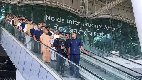 Noida airport UDF charges passenger fee arrival departure June 2026 Hindi