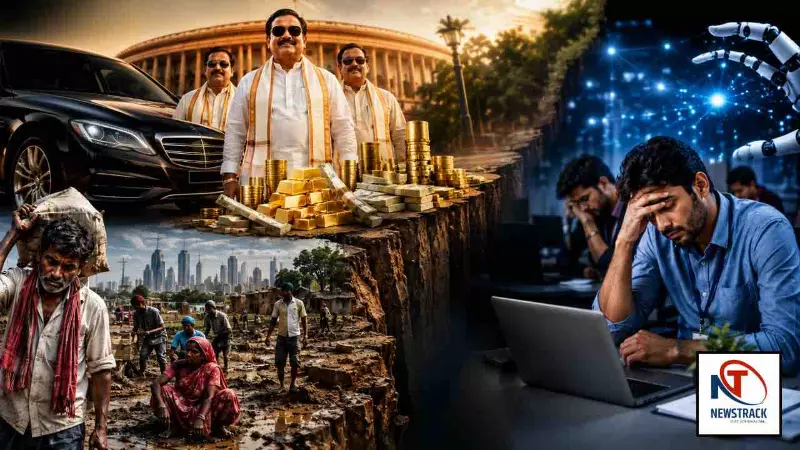 Crorepati Neta vs Common People AI Impact Job Crisis in India Democracy Crorepati Neta vs Common People AI Impact Job Crisis in India Democracy