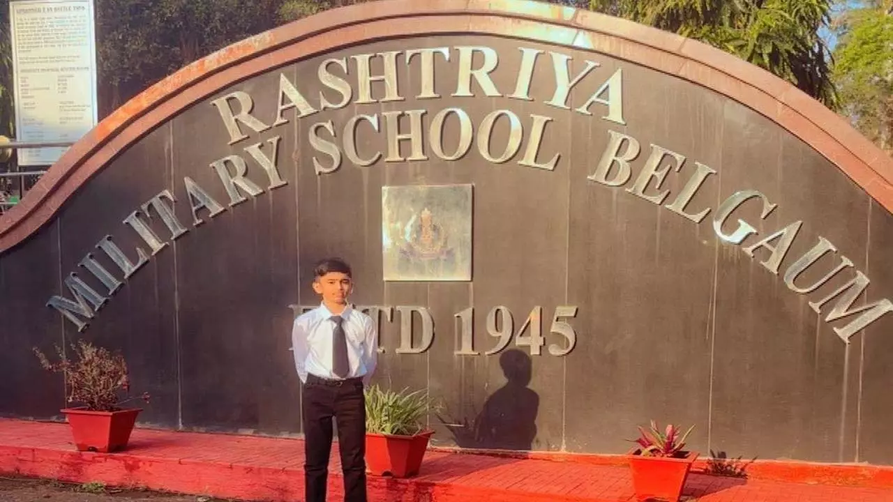 Hard work and discipline earned him the choice of Romal of Renukot at Belgaum Military School Hard work and discipline earned him the choice of Romal of Renukot at Belgaum Military School