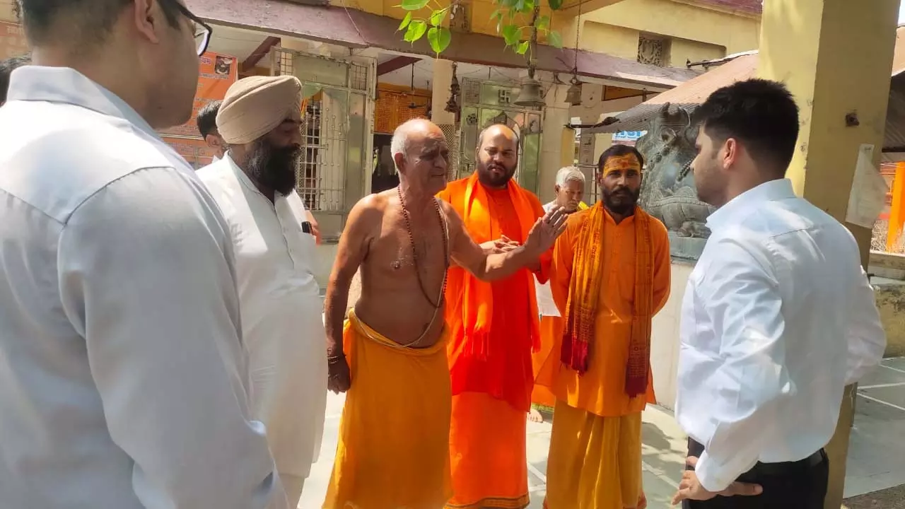 CDO Abhishek Kumar commands Lilauti Nath Temple Development, gives necessary instructions CDO Abhishek Kumar commands Lilauti Nath Temple Development, gives necessary instructions
