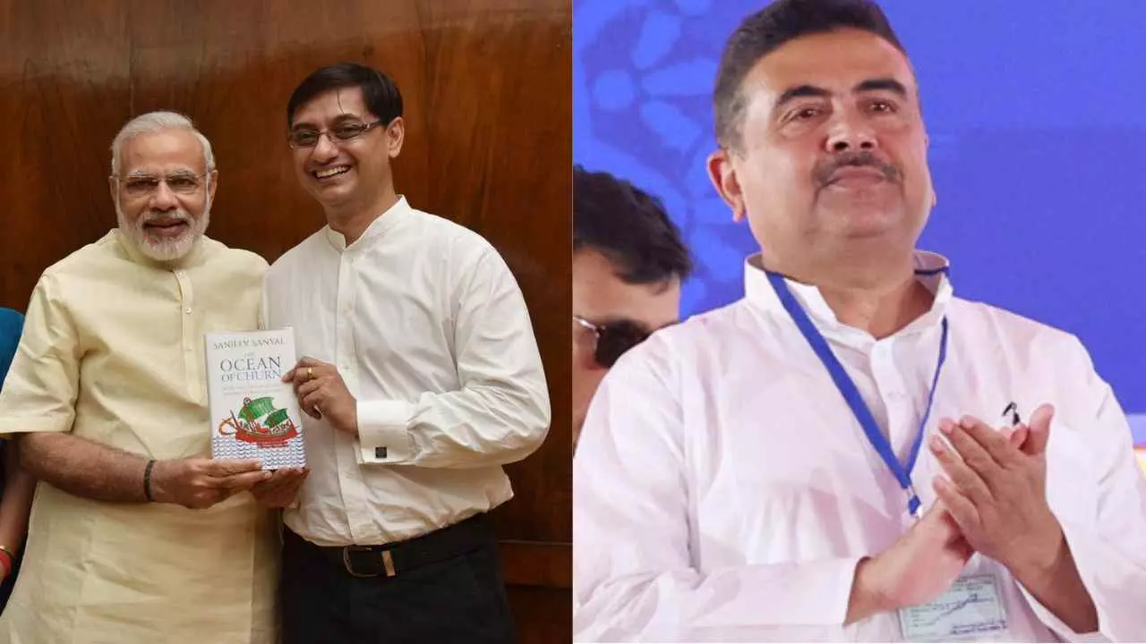 Bengal Politics: बंगाल में BJP का मास्टरस्ट्रोक! PM के सलाहकार पर शुभेंदु का बड़ा दांव, वित्त मंत्री बनने की चर्चा तेज Bengal Politics: बंगाल में BJP का मास्टरस्ट्रोक! PM के सलाहकार पर शुभेंदु का बड़ा दांव, वित्त मंत्री बनने की चर्चा तेज
