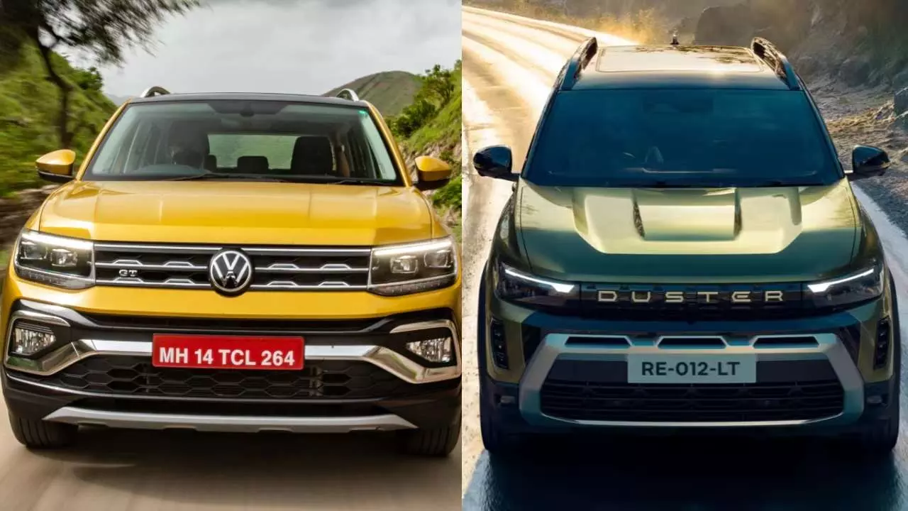 Renault Duster vs Volkswagen Taigun sales surge India SUV market 2026
