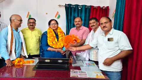 Navagat Khand Education Officer Shikha Mishra assumes charge