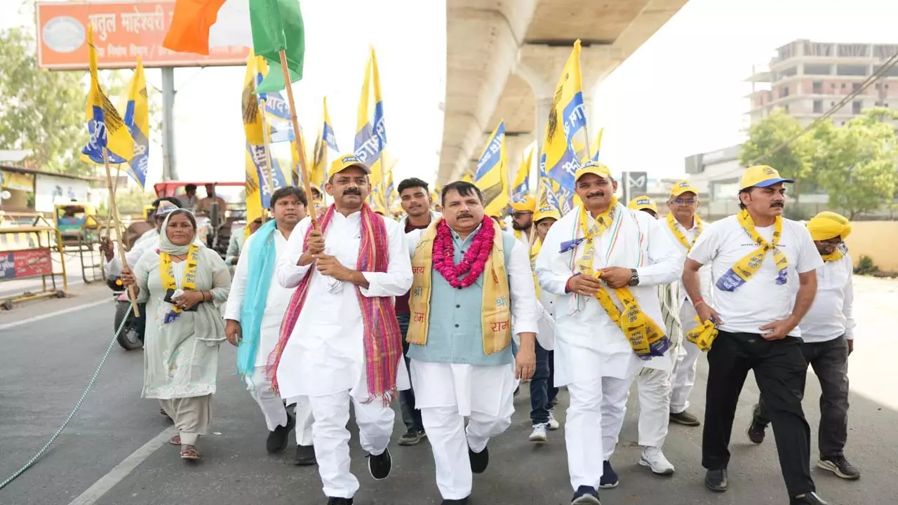 Northern crowd attacks BJP in Meerut over fight for employment and social justice Northern crowd attacks BJP in Meerut over fight for employment and social justice