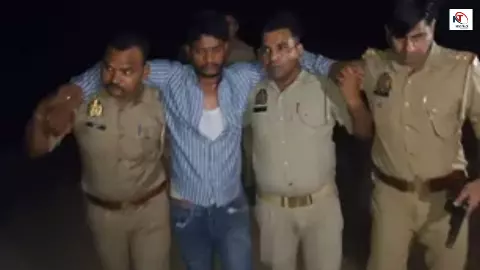 Moradabad News: मुरादाबाद में पुलिस-बदमाश मुठभेड़, गोकशी का आरोपी गोली लगने से घायल