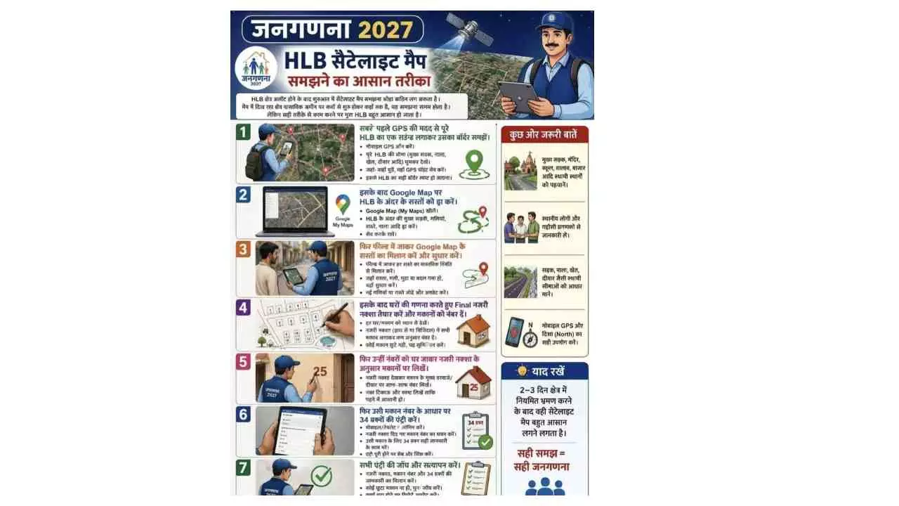 Aligarh News : अलीगढ़ में जनगणना 2027 हेतु HLB सैटेलाइट मैप के आसान उपयोग के निर्देश जारी