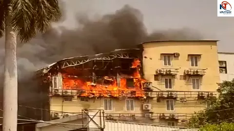 Prayagraj Hotel Fire